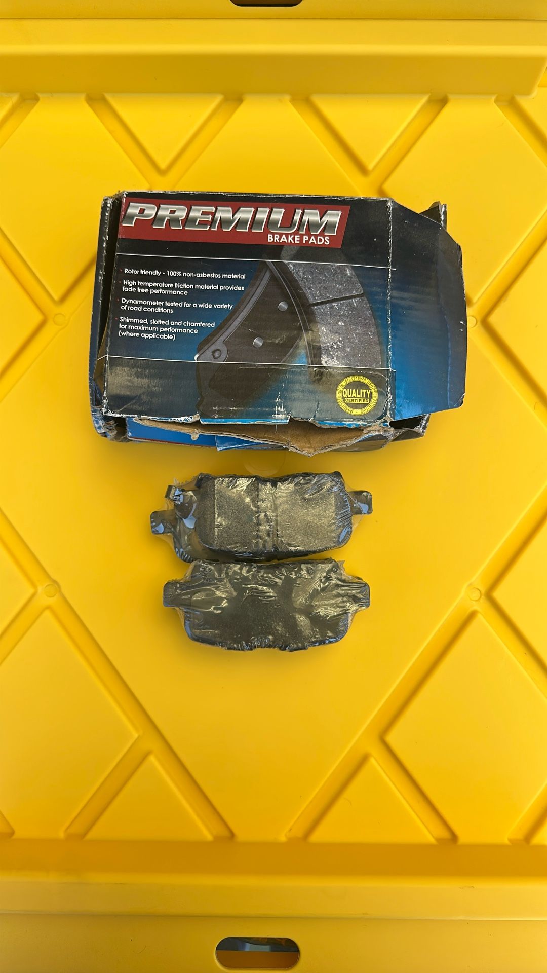 Front And Rear Brake Pads