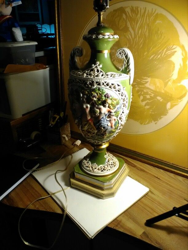 Vintage Victorian  Style Lamps  From The 1930s