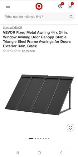 Vevor Fixed Metal Awning 44 X 24 in