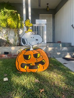 Halloween Snoopy Yard Decoration