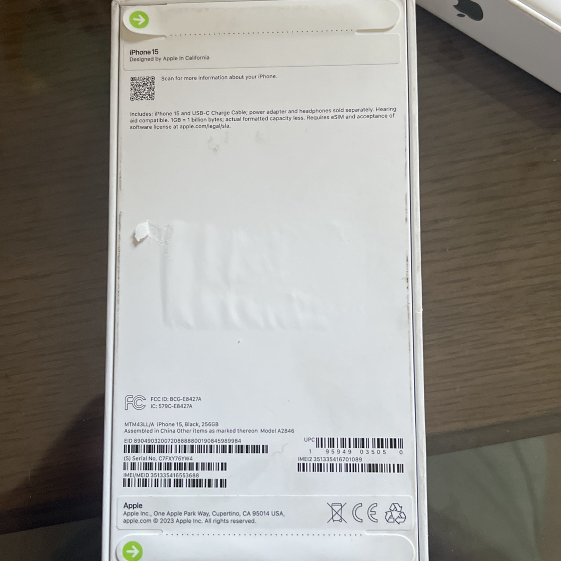 iPhone 15 $600 