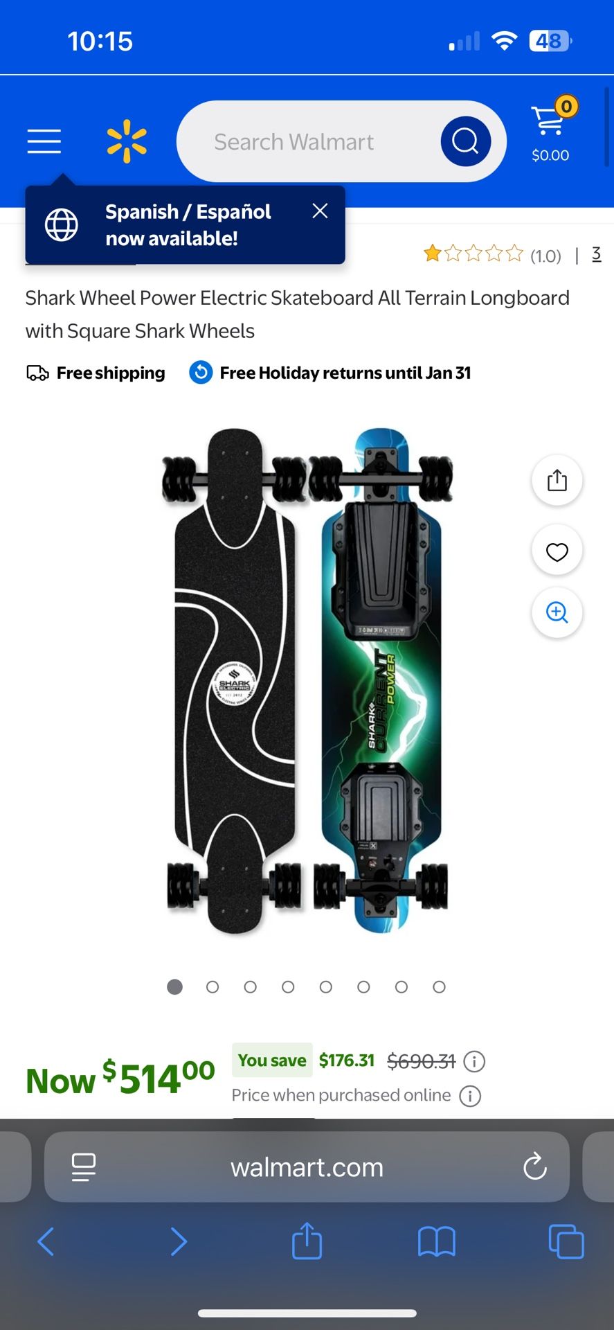 Shark Electric Skateboard