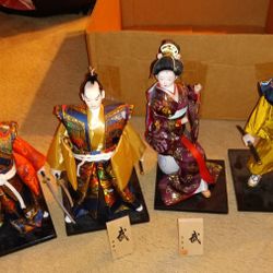 Awesome Antique Japanese/Chinese Dolls Collectibles 