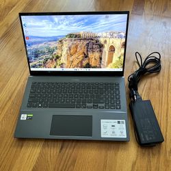 15.6 ASUS ZenBook 15 UX535LI Touchscreen Gaming Laptop Win11 Pro i7 10750H 6-Cores @2.6Ghz 16Gb 256Gb GPU NVidia Microsoft Office 2021