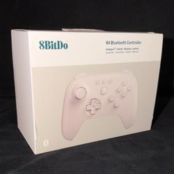 8Bitdo 64 Bluetooth Controller for Analogue 3D (White)