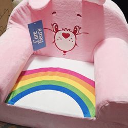 Cheer Bear Care Bears Kid's Chair - New In Box