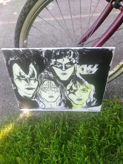 One Of A Kind Unique Kiss Kizz Painting By A Southern Artist Art Work 