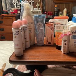 Deodorant Lotions, Facial Scrubs, All Different Kinds, Three Dollars Each Or Two For Five