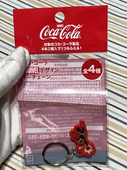 Japan Excl Marvel Captain Marvel Keychain Coca Cola Collaboration