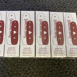 6 Boxes Band-Aid Brand Adhesive Bandages Featuring (Red) Wound Care Protection Cuts & Scrapes Help Support The Fight to End AIDS Assorted Sizes 20 Ct