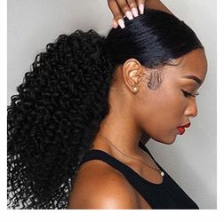 Curly Drawstring Ponytail  