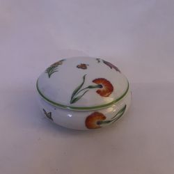Tiffany & Co. Limoges France Tiffany Garden Small Lidded Trinket Jar