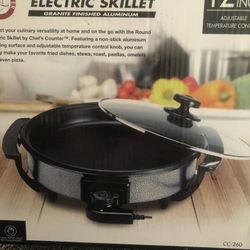 Round Electric Skillet