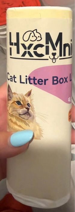 HxCMni Cat Litter Box Liners 4xRolls