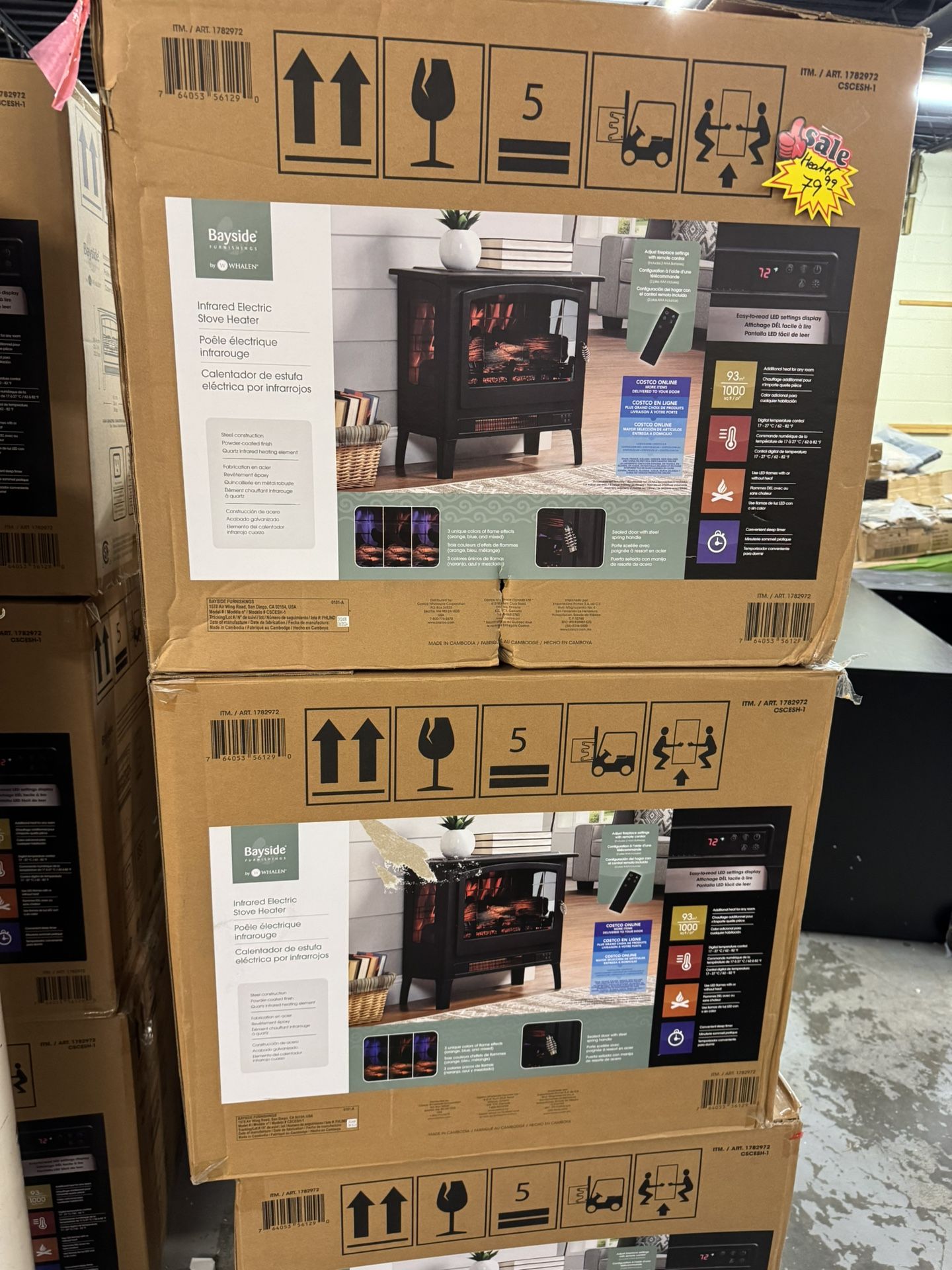 Fireplace Heater New $79.99