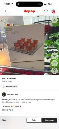 🔥True Tic Tac shot drink board game🔥