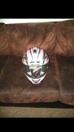 Woman's pink full helmet.... size M