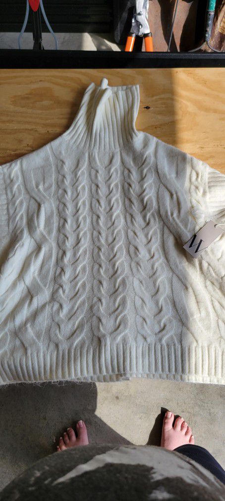 Worthington Sleeveless Turtleneck Sweater