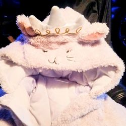 One Piece Koalababy Zip Up Princess Purple Winter Jumper 3 To 6 Months Fuzzy Over The Hand Animal Hoodie