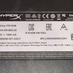 HyperX Alloy FPS RGB Keyboard