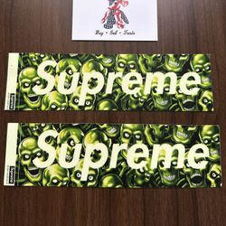 Supreme Skull Pile Box Logo Sticker SS18