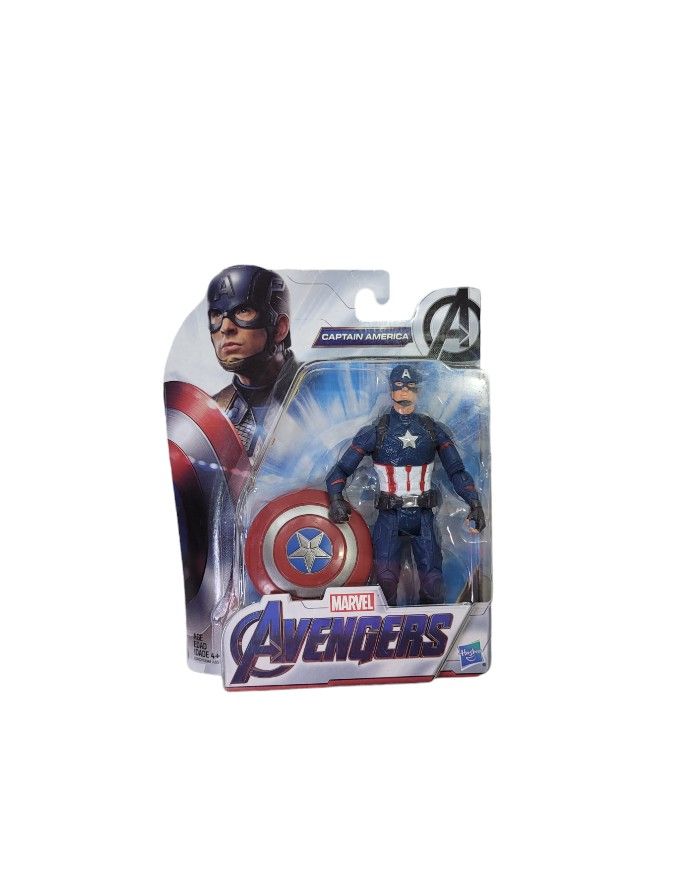 Captain America 6" Marvel Super Hero Hasbro 2018 Avengers Marvel Figure New!