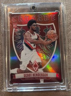 Scoot Henderson Crusade Rookie Card Trail Blazers