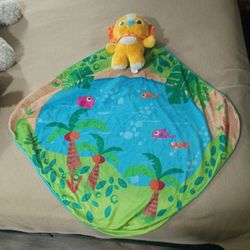 Stuffed Animal With Built-in Blanket