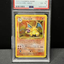 Charizard 4/102 Holo 1999 Pokemon Base Set Unlimited- PSA 6  $350 CASH FIRM 