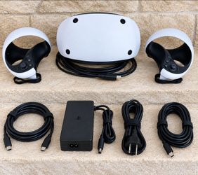 PlayStation VR2 Headset with Controllers and Accessories