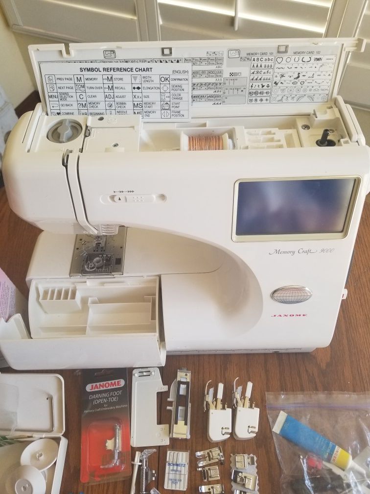 Janome Memory Craft 9000 for Sale in Huntington Beach, CA OfferUp