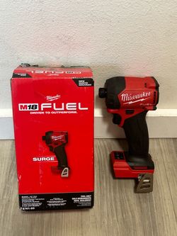Milwaukee M18 FUEL SURGE 18V Lithium-Ion Brushless Cordless 1/4 in. Hex Impact Driver (Tool-Only)