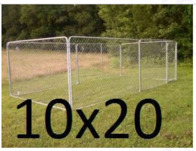 10x20x6 shop dog kennel