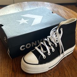 Black Platform Converse  
