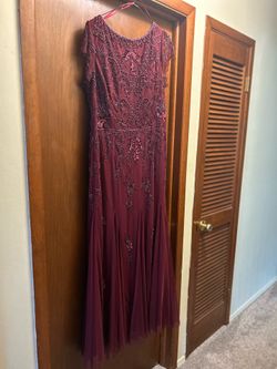 Adrianna Papell Platinum Formal Gown