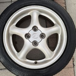 ► Mazda Miata 15" OEM Light Weight Alloy Wheels NA NB w/ 195/50/15 Tire Price is EACH