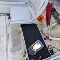 12ft Boat W/ 5hp 4 Stroke And Fish Finder