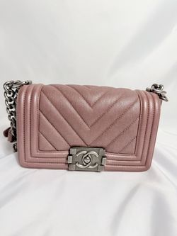 Preowned Authentic Small Chanel Boy Bag