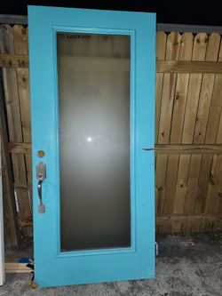 36" Impact Entrance Panel Full Obscured View