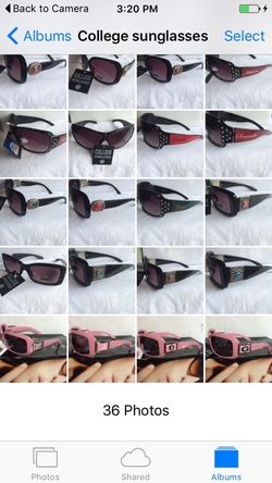 Ladies college fashion sunglasses 12.00 each