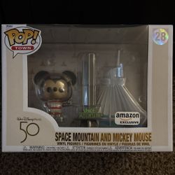 Mickey And Space Mountain 50th 