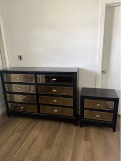 8-Drawer Dresser + Matching Nightstand Set