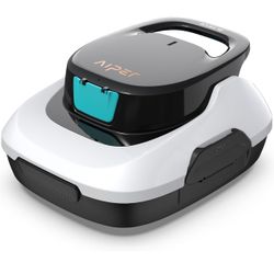 AIPER Cordless Automatic Cleaner, Pool Vacuum with Auto- Parking, Lightweight, Ideal for Above Ground Flat Pool up to 860 sq.ft.