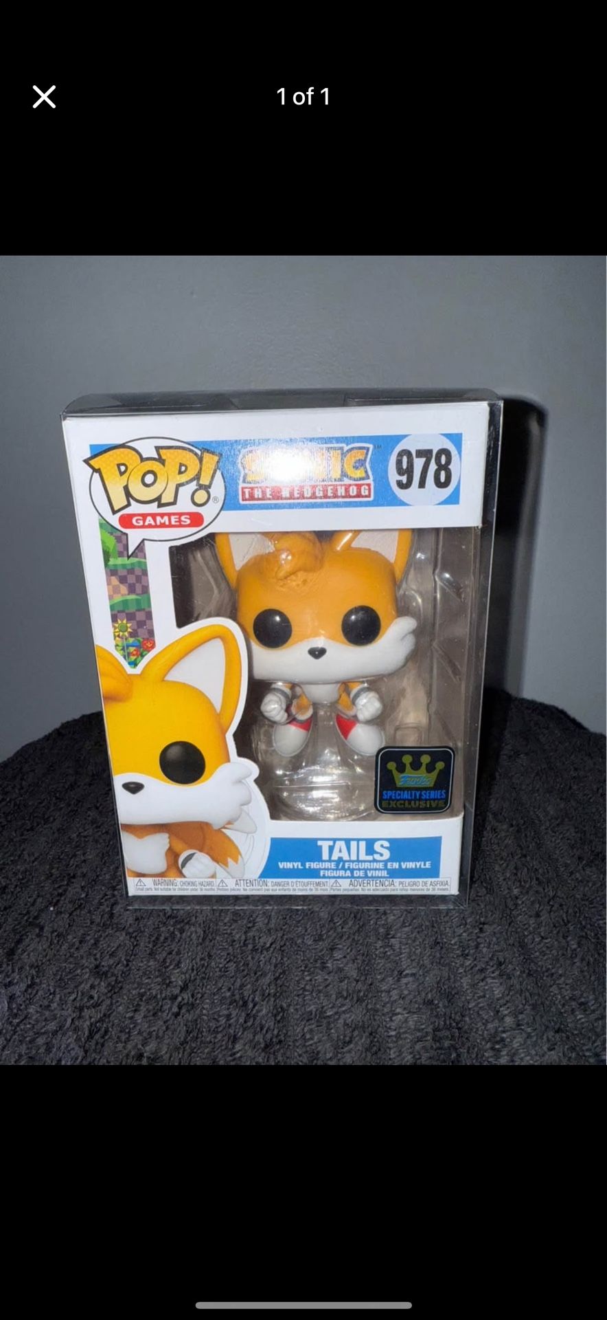 Sonic The Hedgehog Tails Funko Pop Specialty Edition