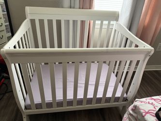 Mini Crib With Mattress