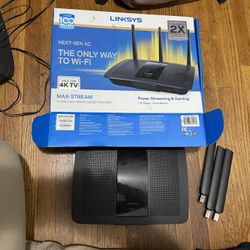 Linksys Router And Wi-Fi Extender
