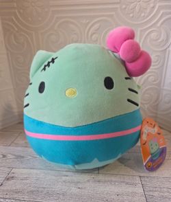 Squishmallows 8" Hello Kitty FrankenKitty Sanrio Halloween Plush NWT