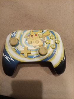 PowerA enhanced wireless Nintendo pro controller (Pikachu edition)