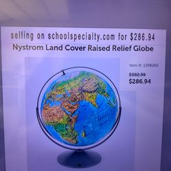Nystrom Land Cover Globe Relief