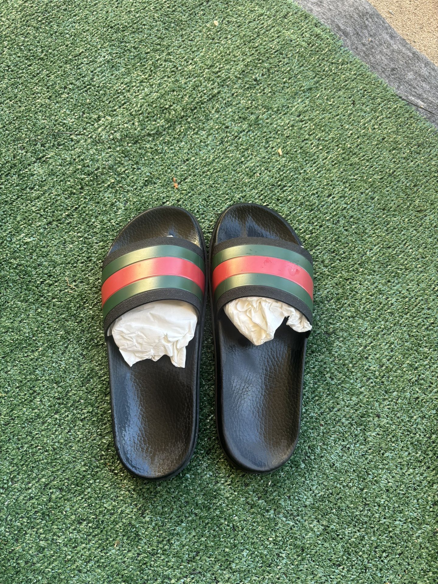 Black Gucci Sandals 
